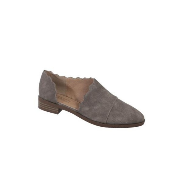 Yoki Shoes - Gray Cut Out Flat {Yoki}